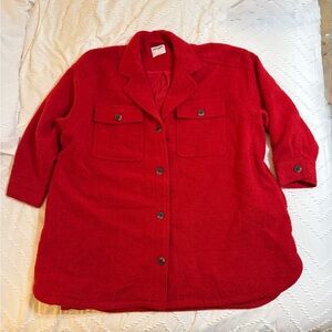 Old Navy Women's Bold Red  shacket